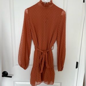 Turtleneck mini dress